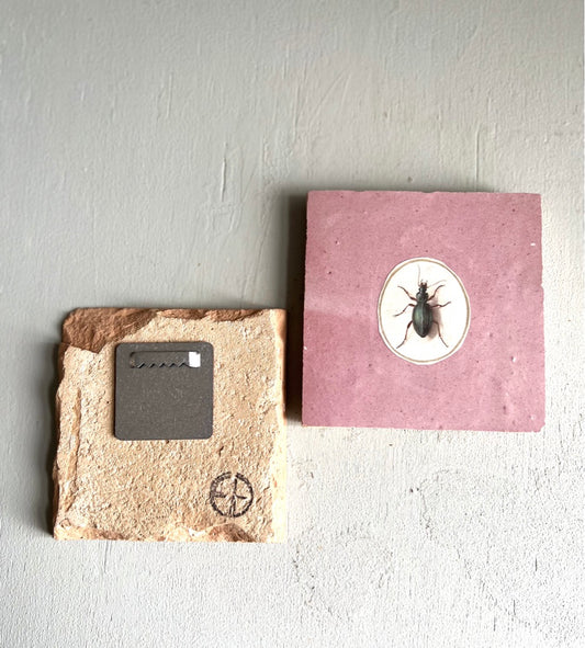 kleines Fliesenbild "Käferglück"