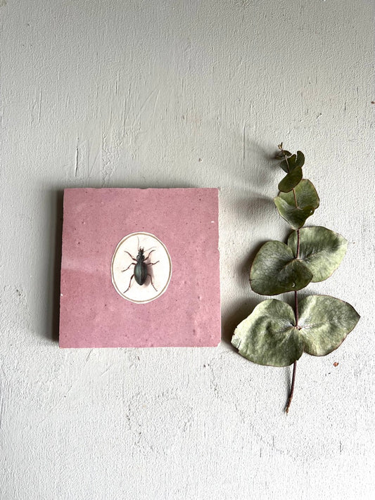 kleines Fliesenbild "Käferglück"