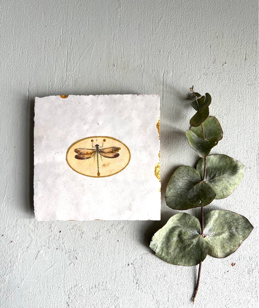 kleines Fliesenbild "Libellchen"