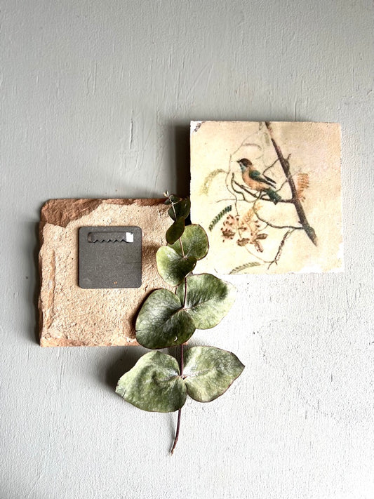 kleines Fliesenbild "Vögelchen"