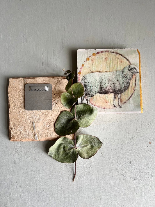 kleines Fliesenbild "Treues Schaf"