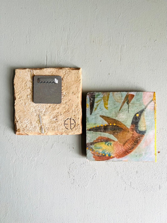 kleines Fliesenbild "Kolibri"