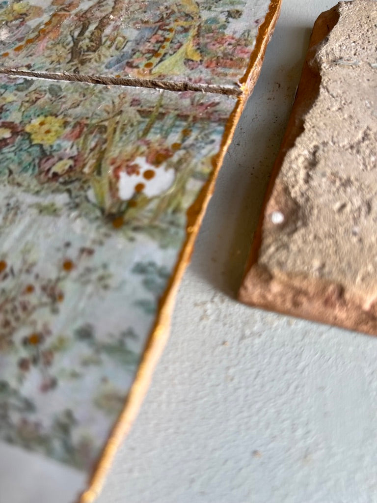 Fliesenbild-Set "Japanische Kirschblüte"