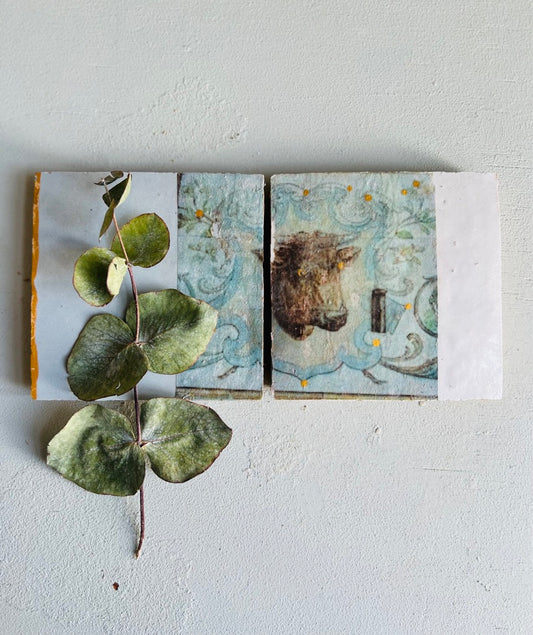 Fliesenbild-Set "Kuh Allgäu"