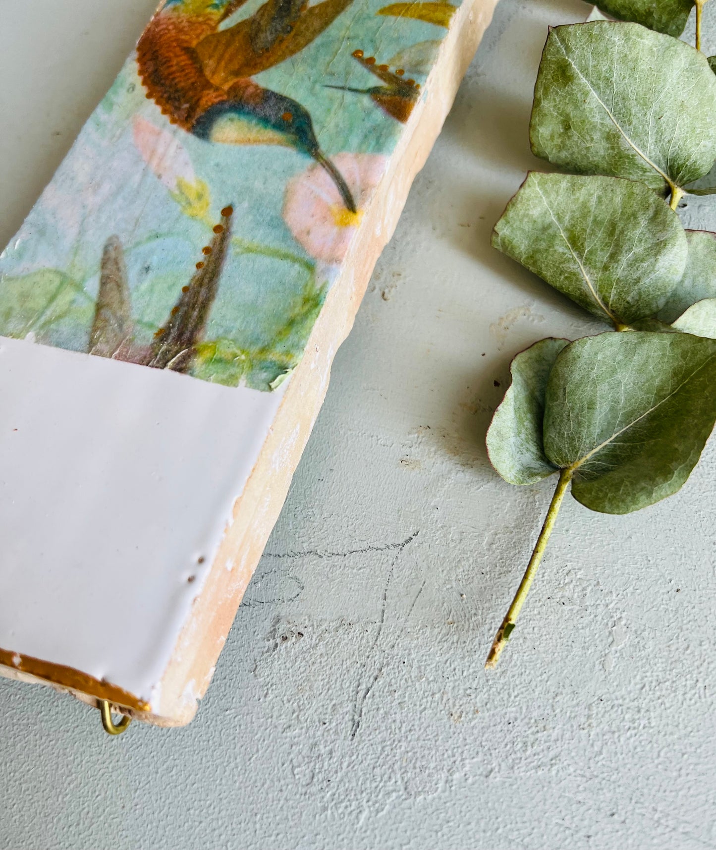 mittleres Fliesenbild "Kolibri"