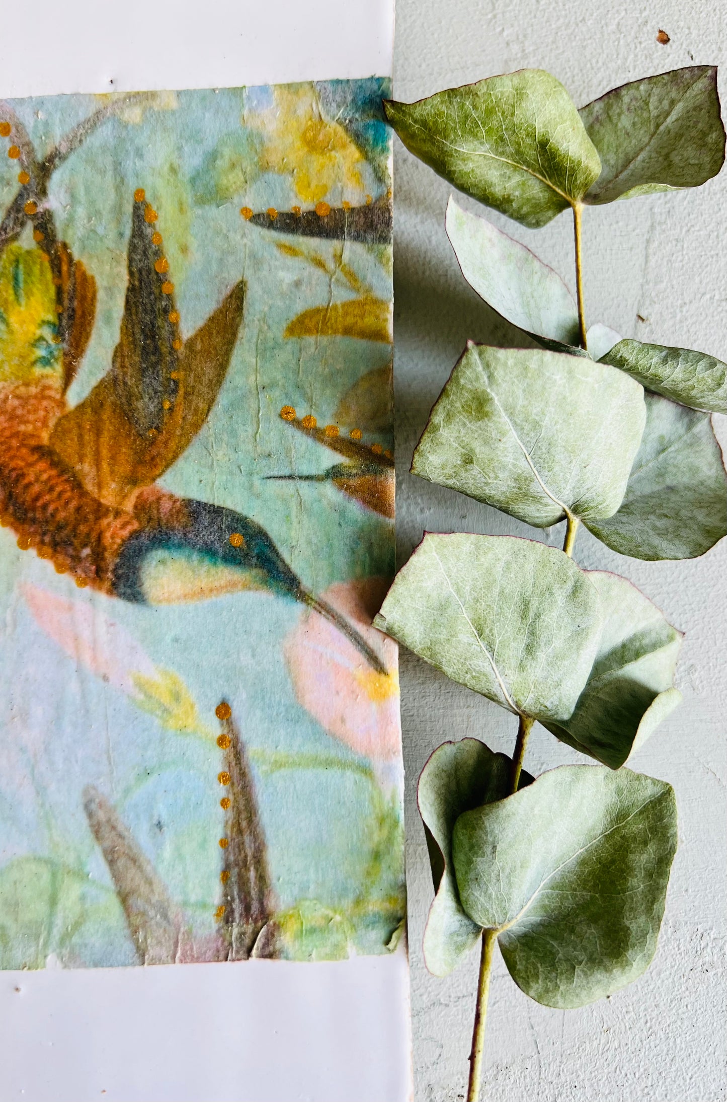 mittleres Fliesenbild "Kolibri"