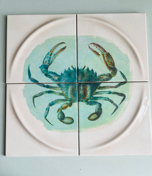 großes Fliesenbild " Lieblings Taschenkrebs "